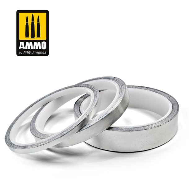 Aluminiumstape, selvklbende 5 mm x 10.000 mm