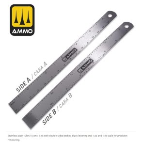 Multi-skala lineal i stl, 1 stk.