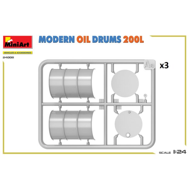 Modern Oil Drums 200 L