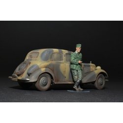 Tysk personvogn type 170V Saloon, skala 1/35