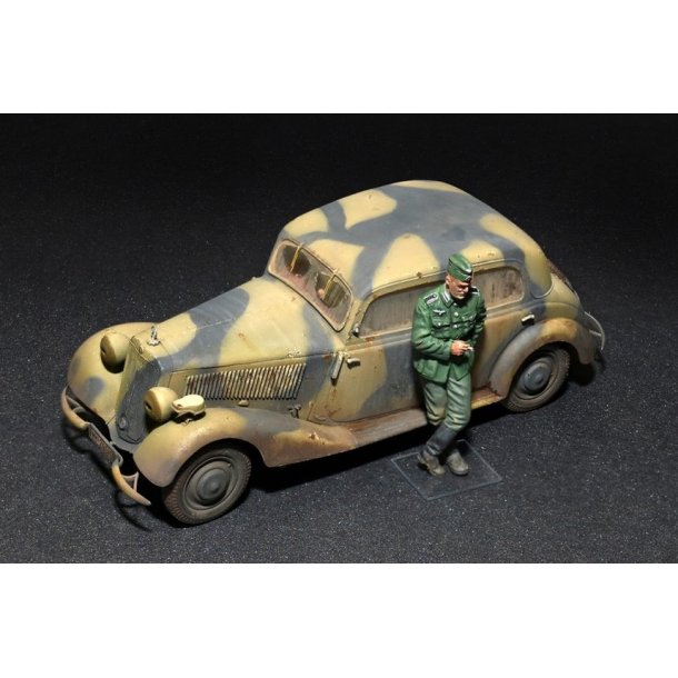 Tysk personvogn type 170V Saloon, skala 1/35
