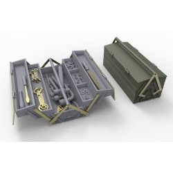 Tysk kampvognsbestning, skala 1/35