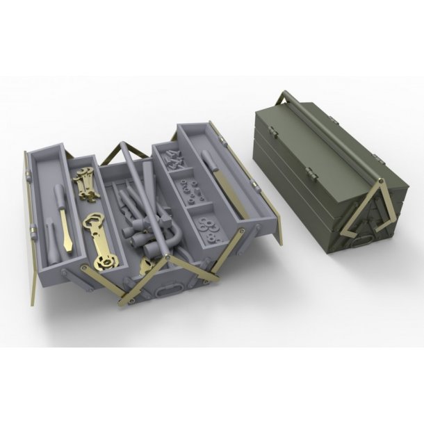 Tysk kampvognsbestning, skala 1/35