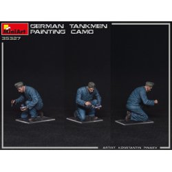 Tyske soldater, der maler