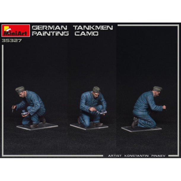 Tyske soldater, der maler