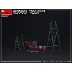 Tyske soldater, der maler