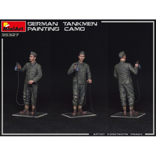 Tyske soldater, der maler