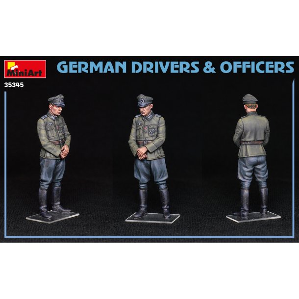 Tyske chauffrer og officerer