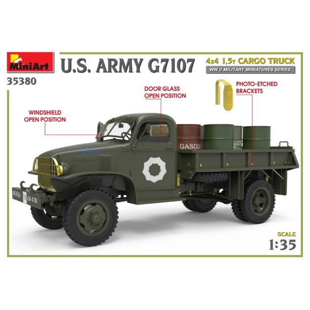 U.S. ARMY G7107 4X4 1,5t Cargo Truck