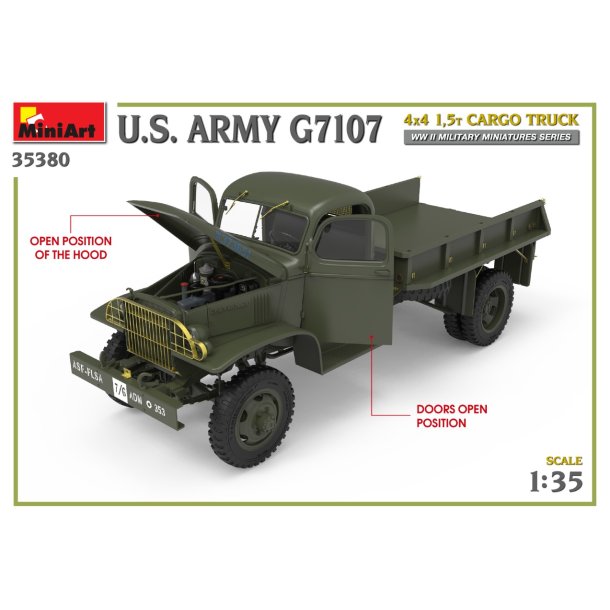 U.S. ARMY G7107 4X4 1,5t Cargo Truck