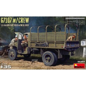 G7107 w/Crew 1,5t 4x4 Cargo Truck w/Metal Body