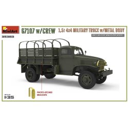G7107 w/Crew 1,5t 4x4 Cargo Truck w/Metal Body