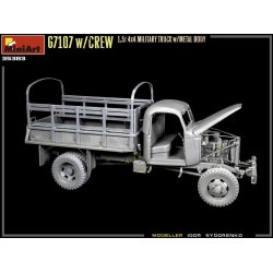 G7107 w/Crew 1,5t 4x4 Cargo Truck w/Metal Body