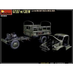 G7107 w/Crew 1,5t 4x4 Cargo Truck w/Metal Body
