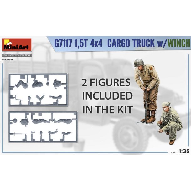 G7117 1,5T 4&times;4 Cargo Truck w/Winch