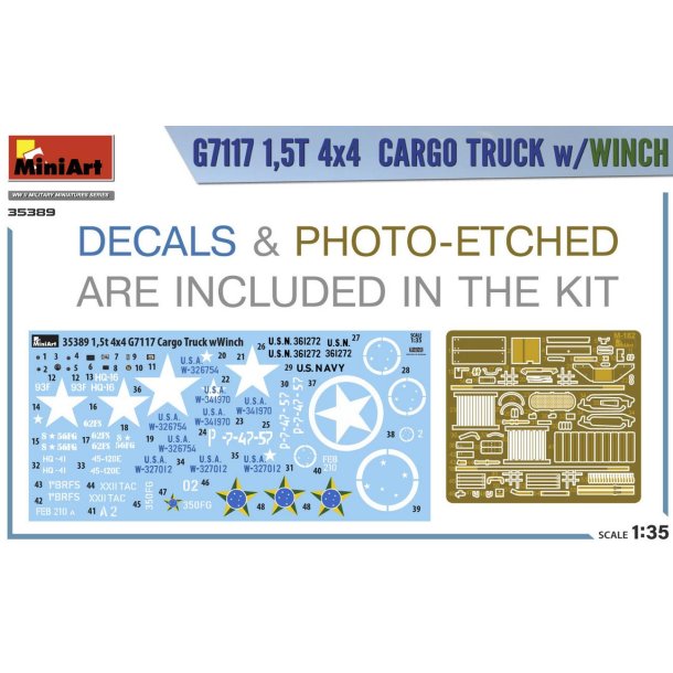 G7117 1,5T 4&times;4 Cargo Truck w/Winch