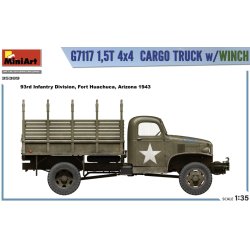 G7117 1,5T 4&times;4 Cargo Truck w/Winch
