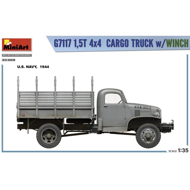 G7117 1,5T 4&times;4 Cargo Truck w/Winch