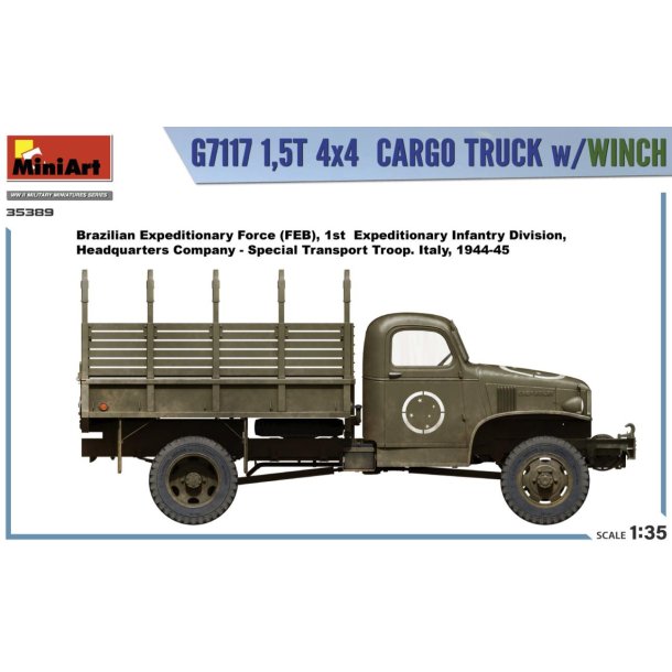 G7117 1,5T 4&times;4 Cargo Truck w/Winch