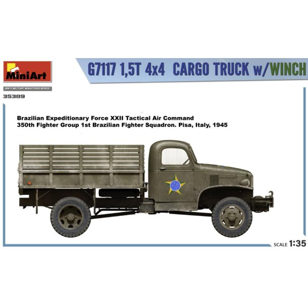 G7117 1,5T 4&times;4 Cargo Truck w/Winch