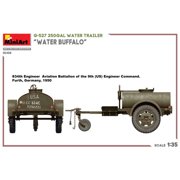 G-527 250 GAL WATER TRAILER WATER BUFFALO