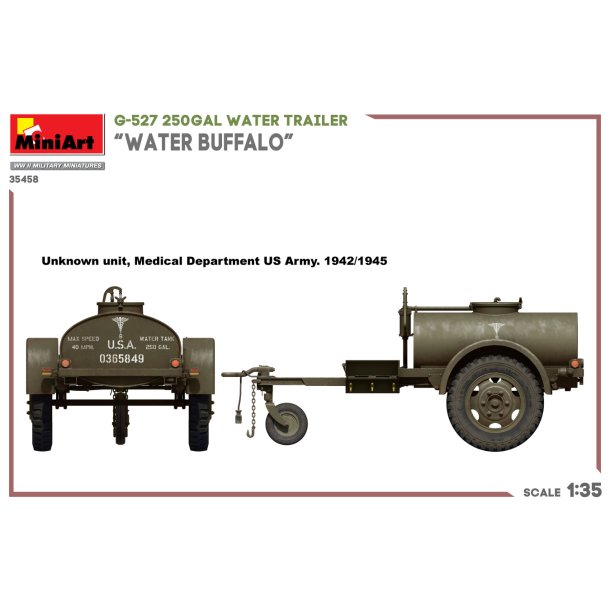 G-527 250 GAL WATER TRAILER WATER BUFFALO