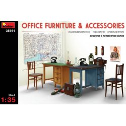 Kontormilj� med borde og stole