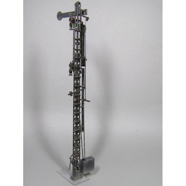 Jernbane optisk signalmast (semafor)