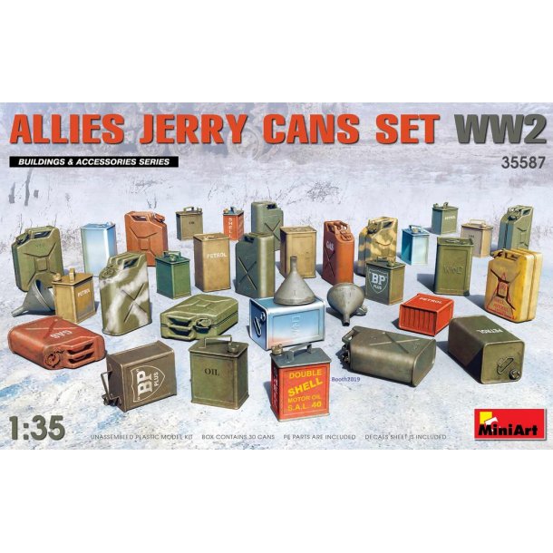 Amerikanske Jerry Cans, skala 1/35