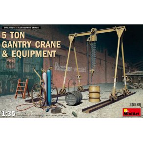 5 tons portalkran og udstyr, skala 1/35