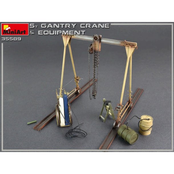 5 tons portalkran og udstyr, skala 1/35