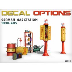 Tysk benzinstation 1930-1940erne