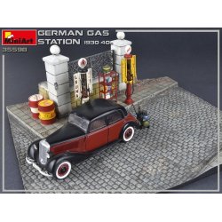 Tysk benzinstation 1930-1940erne