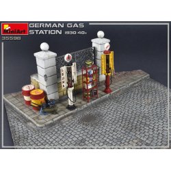 Tysk benzinstation 1930-1940erne