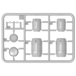 Pallelftere med paller og beholdere