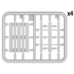 Pallelftere med paller og beholdere