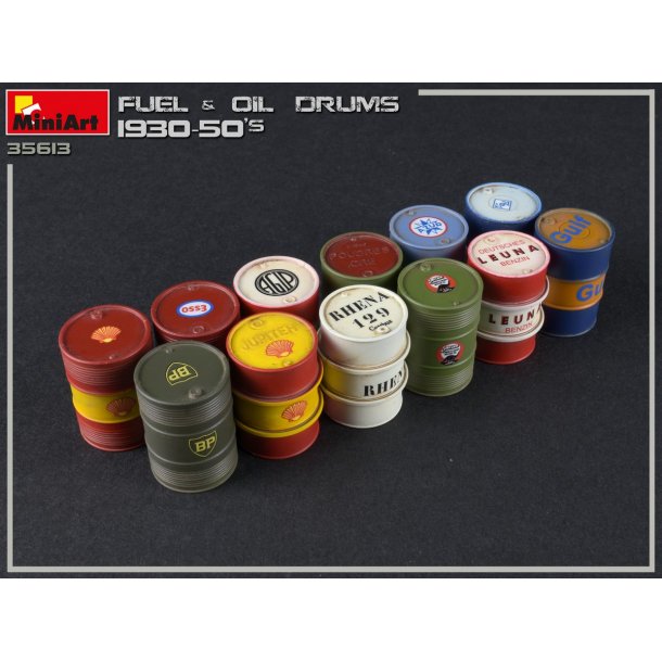 Brndstof- og olietnder fra 1930-1950