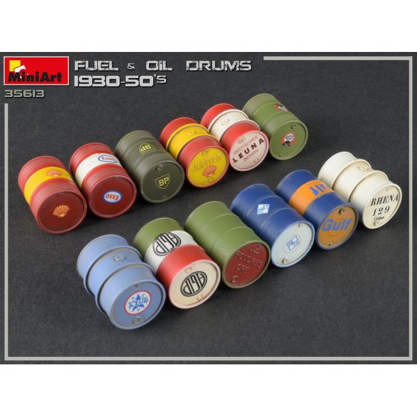 Brndstof- og olietnder fra 1930-1950