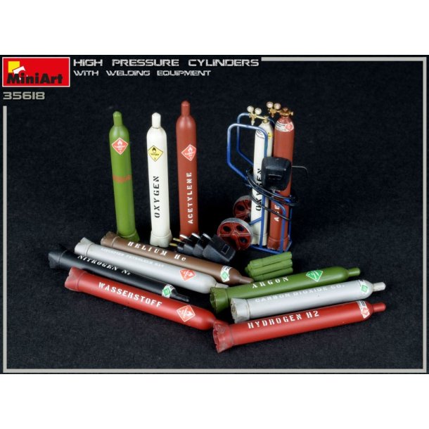 High Pressure Cylinders w/Welding Equipment