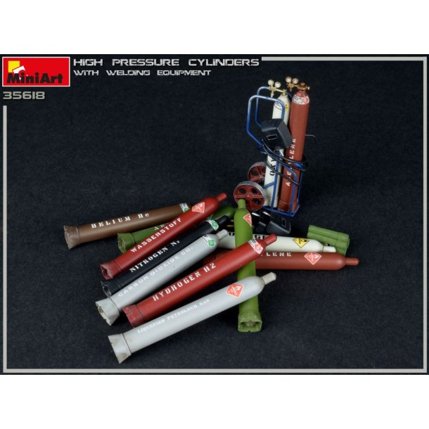 High Pressure Cylinders w/Welding Equipment