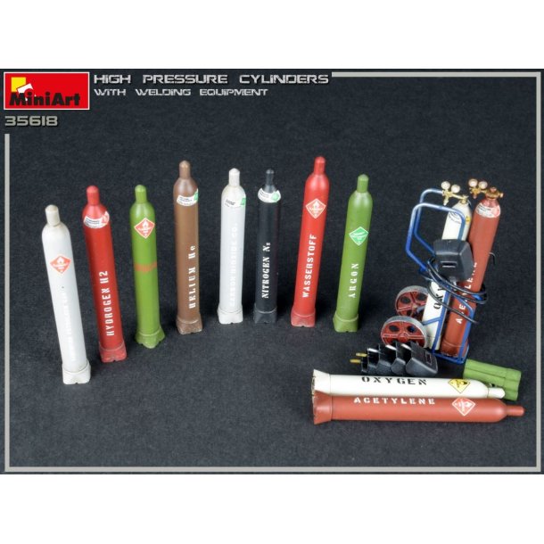 High Pressure Cylinders w/Welding Equipment