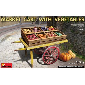 Markedsvogn med grntsager