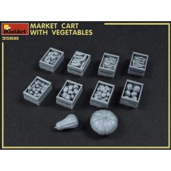 Markedsvogn med grntsager