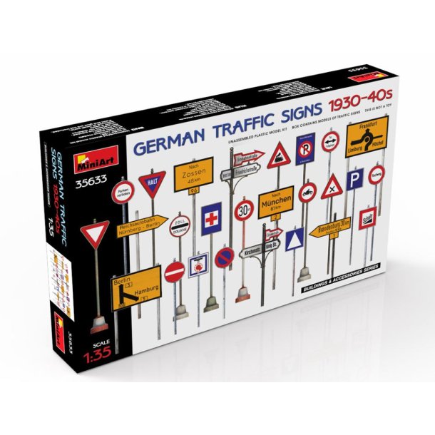 Tyske vejskilte, 1930-40