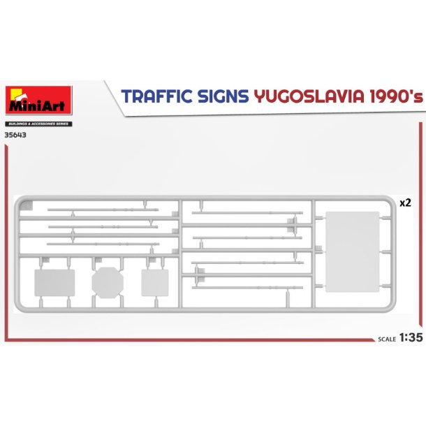 Trafikskilte Jugoslavien 1990erne