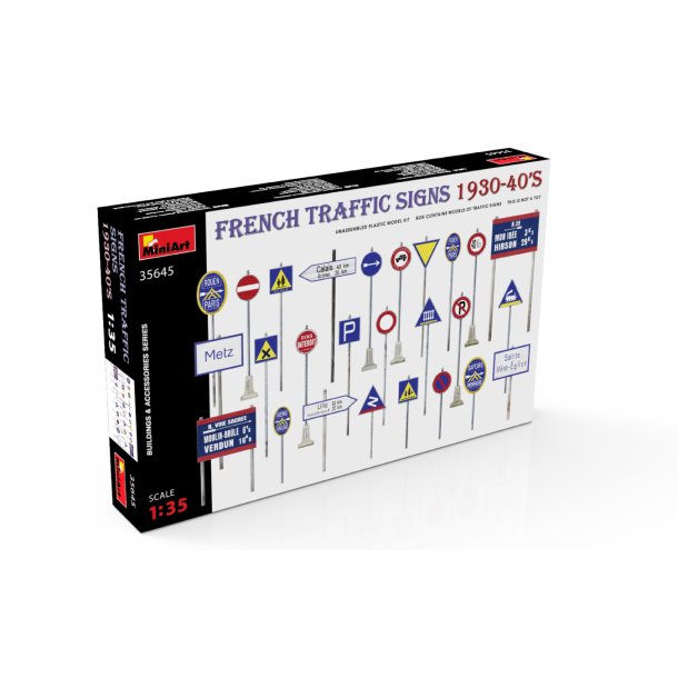 Trafikskilte Frankrig 1930-40erne