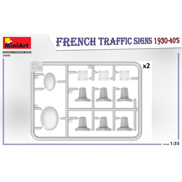 Trafikskilte Frankrig 1930-40erne