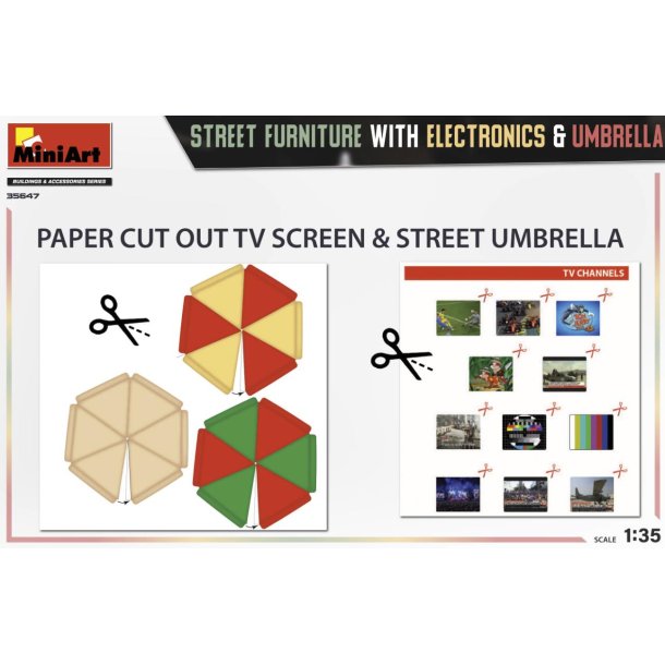 Gadembler, elektronik og parasol