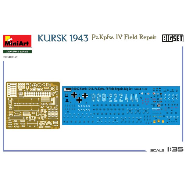 KURSK 1943. Pz.Kpfw. IV Field Repair. BIG SET