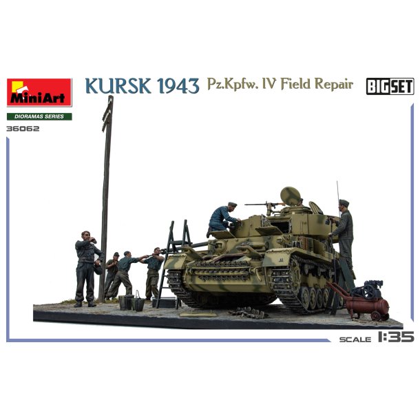 KURSK 1943. Pz.Kpfw. IV Field Repair. BIG SET